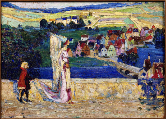 Promenade (Sketch) by Wassily Kandinsky, 1903