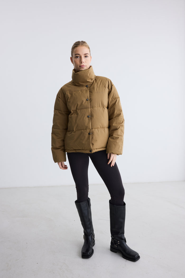 Rethinkit Puffer Boxi Jacket SHELTER Jackets 4210 golden brown