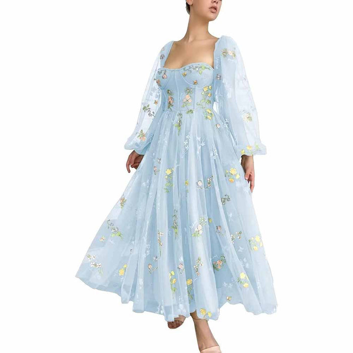 Sky Blue/U-Neck / Free