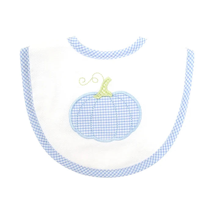Pumpkin Bib - Blue