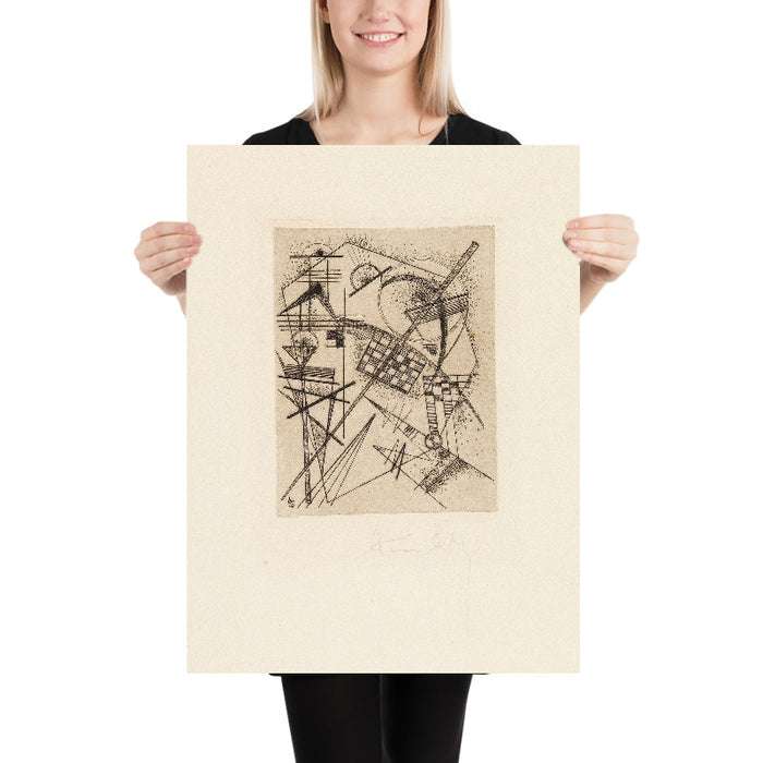 Radierung für die Deutsche Kunstgemeinschaft by Wassily Kandinsky, 1926