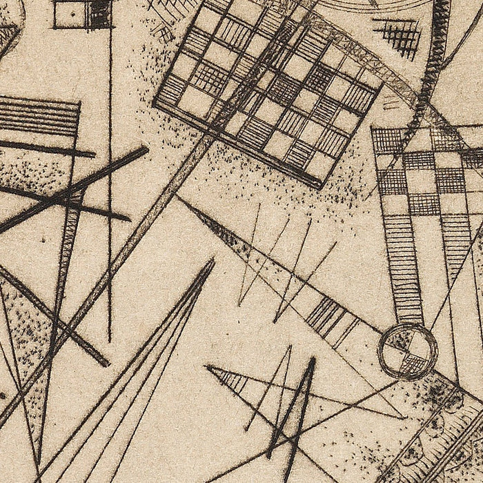 Radierung für die Deutsche Kunstgemeinschaft by Wassily Kandinsky, 1926