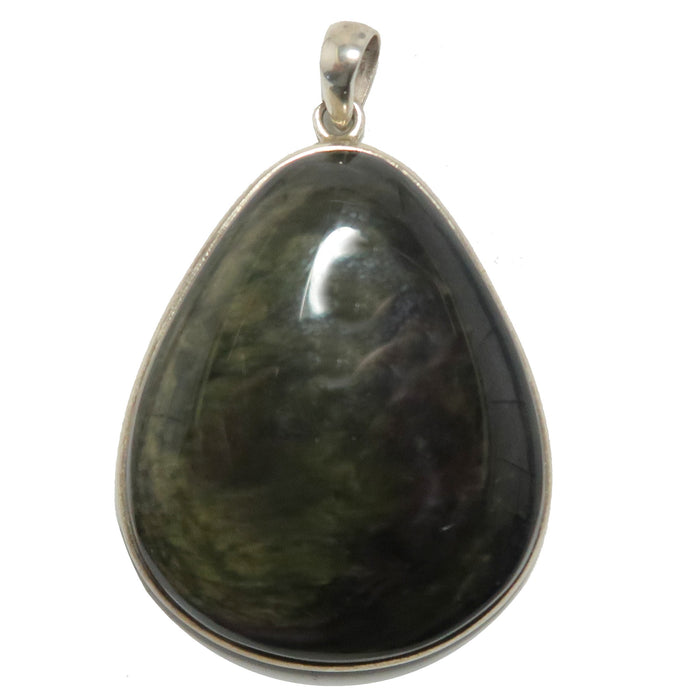 rainbow obsidian pendant