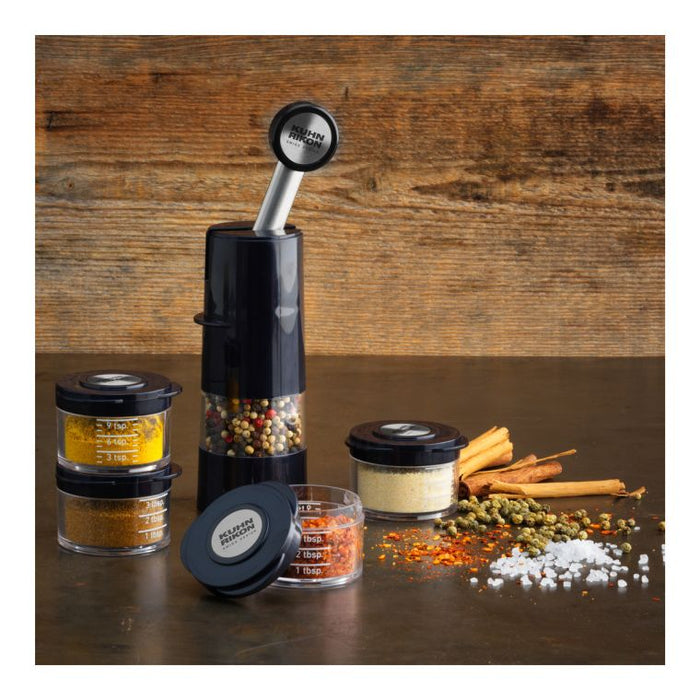 Ratchet Spice Grinder with Jar