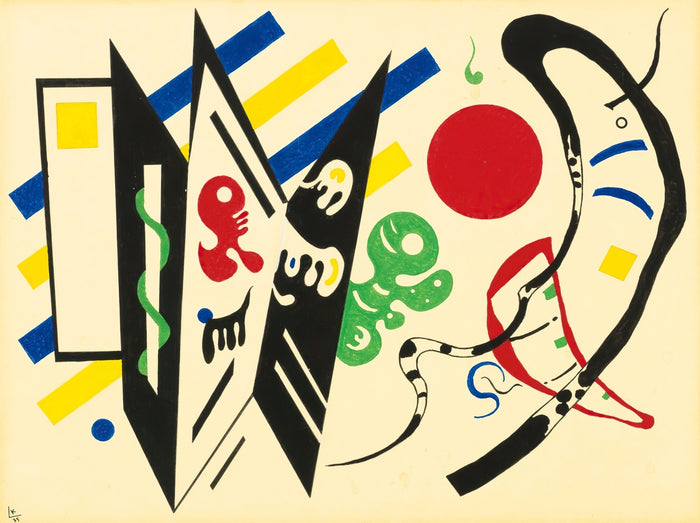 Réciproque by Wassily Kandinsky, 1935
