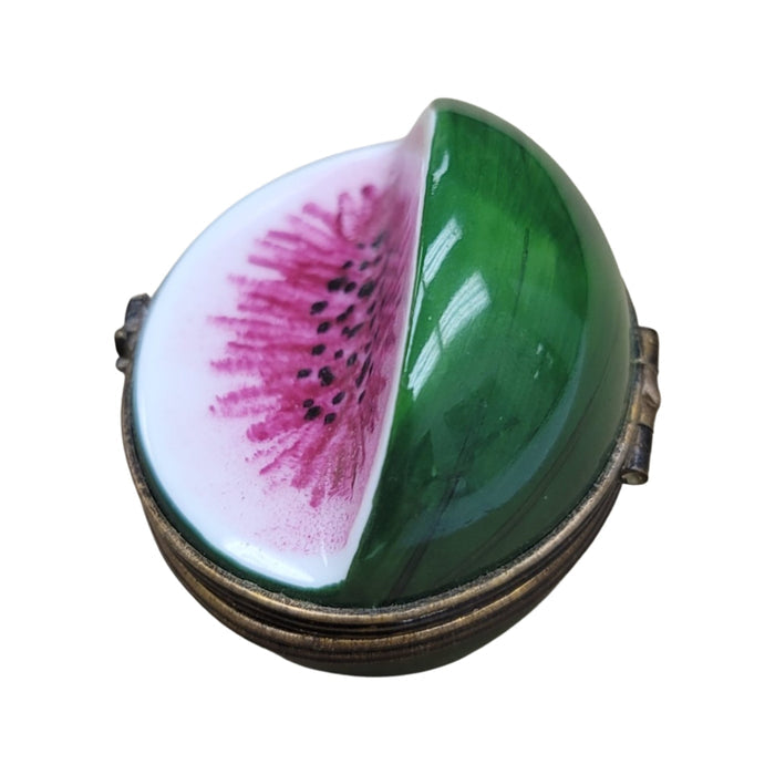 Whimsical Watermelon Limoges Box Porcelain Limoges fruit Vegetable French Trinket Box