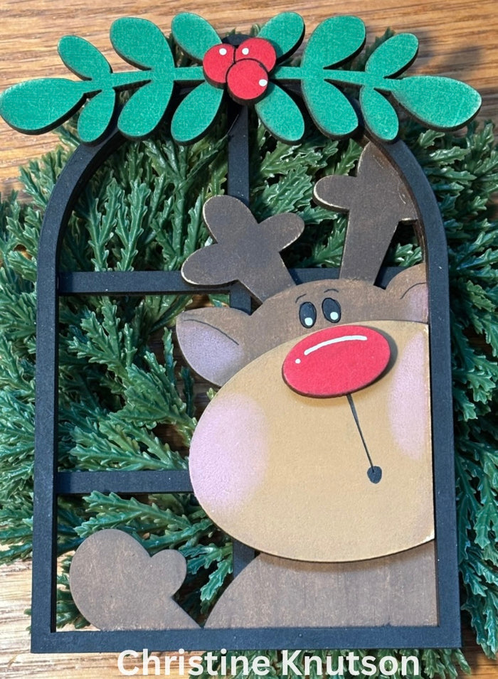 Reindeer Arch Window Ornament DIY Kit