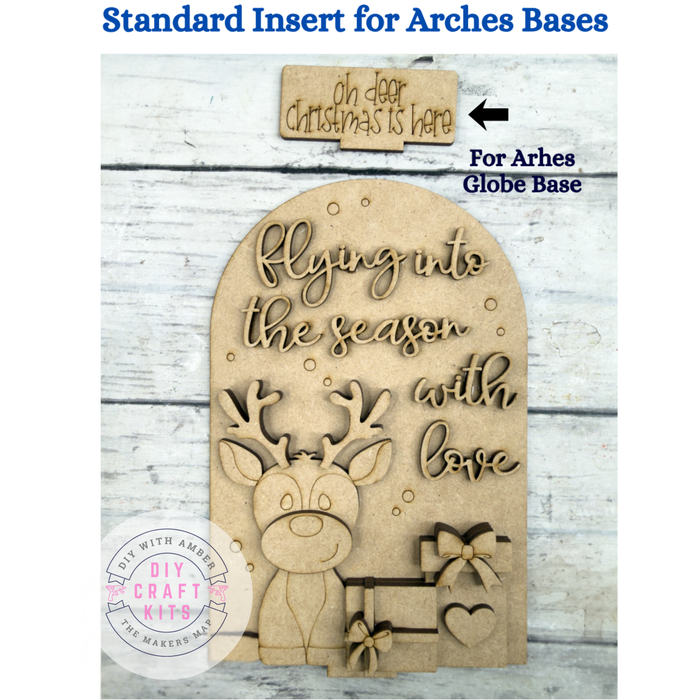 Reindeer Standard Arch Insert for Interchangeable Standard Arches Bases