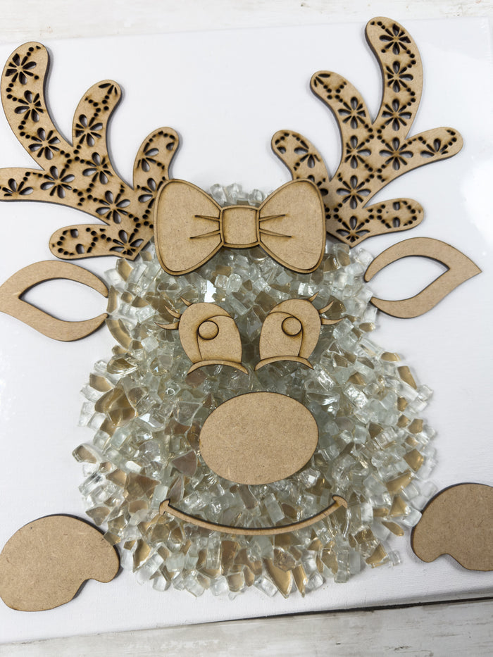 Reindeer Wooden Embellishments ONLY
