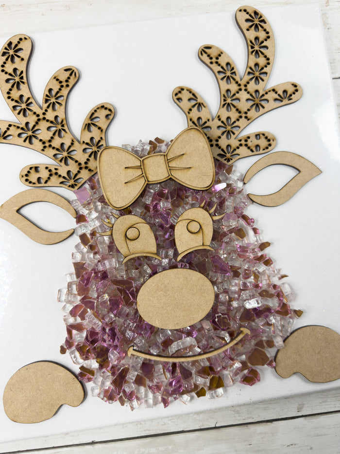 Reindeer Wooden Embellishments ONLY
