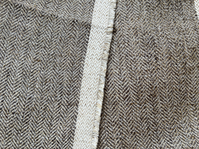 Remnant Fabric #376 - Linen Polyester - 6.2y