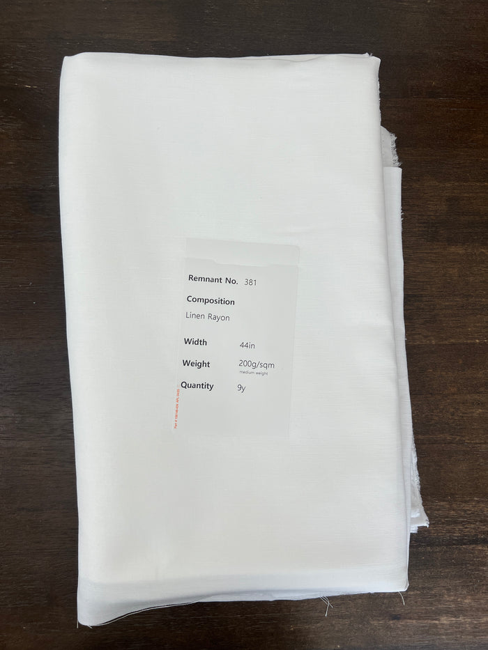 Remnant Fabric #381 - Linen Rayon - 9y