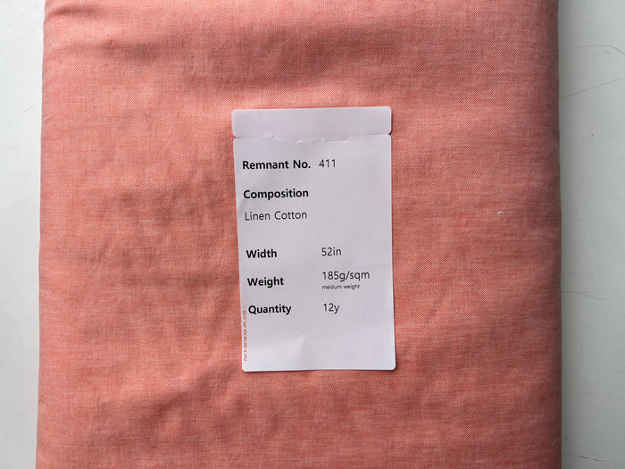 Remnant Fabric #411 - Linen Cotton - 12y