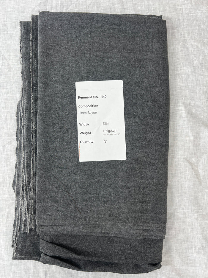 Remnant Fabric #440 - Linen Rayon  - 7y