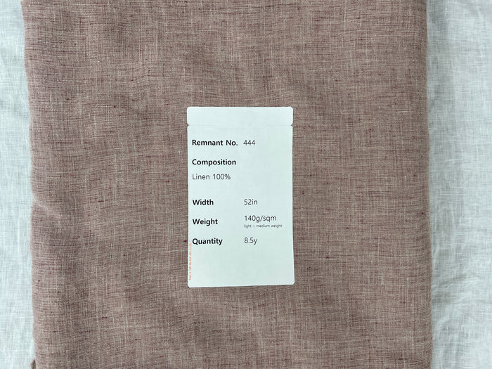 Remnant Fabric #444 - Linen 100%  - 8.5y