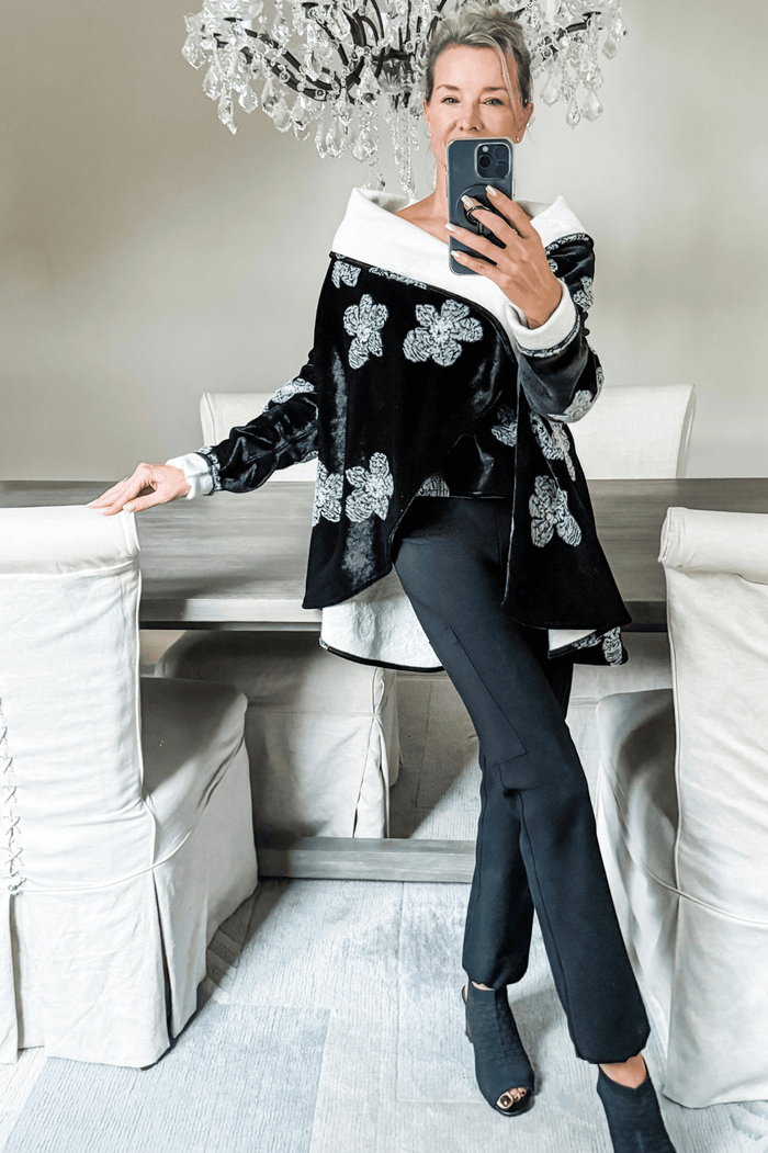 Reversible Wrap in Primrose Print from Diane Kroe
