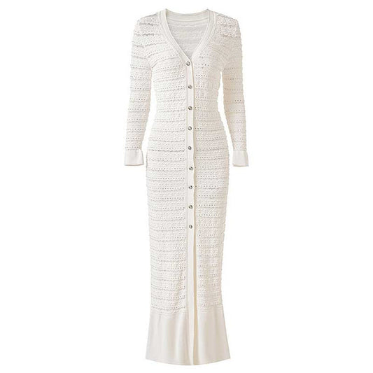 Rhinestone Knit Maxi Dress for Stunning Style