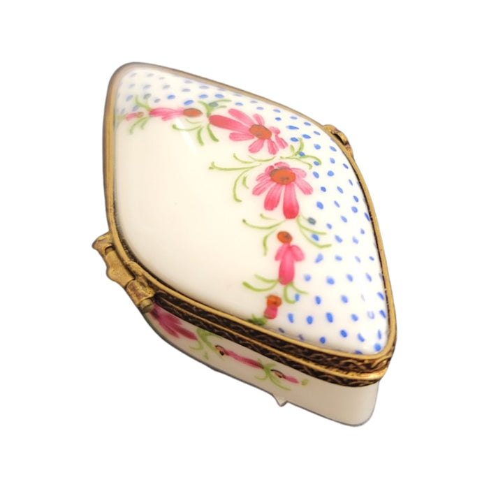 Elegant Floral Limoges Box Porcelain Limoges LIMOGES BOXES traditional French Trinket Box