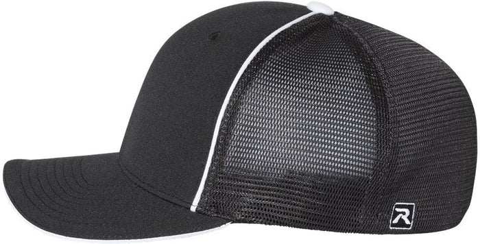 no-logo Richardson Fitted Pulse Sportmesh Cap with R-Flex-Caps-Richardson-Thread Logic