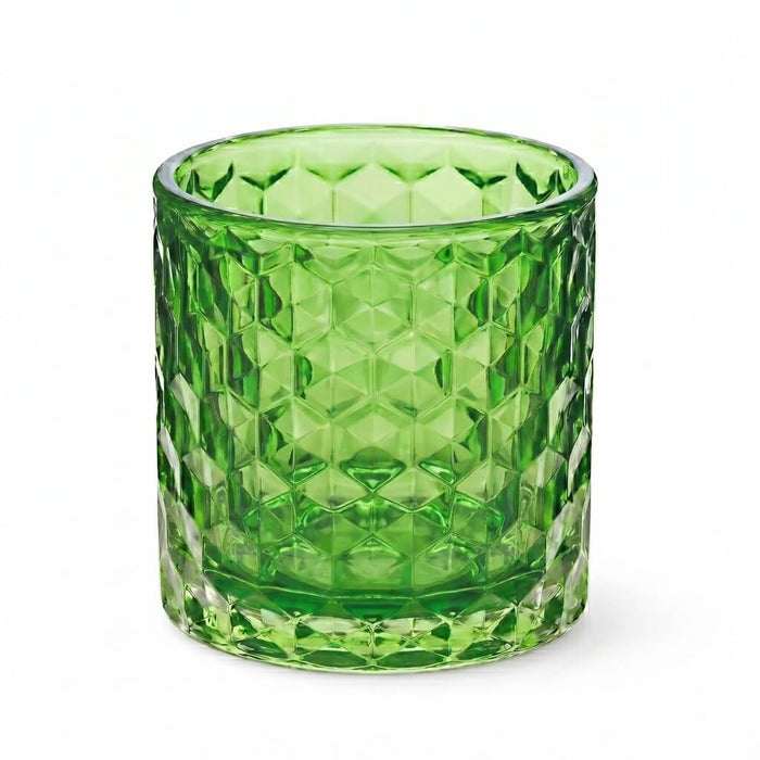 Richland Green Chunky Honeycomb Glass Votive & Tealight Holder Set of 48