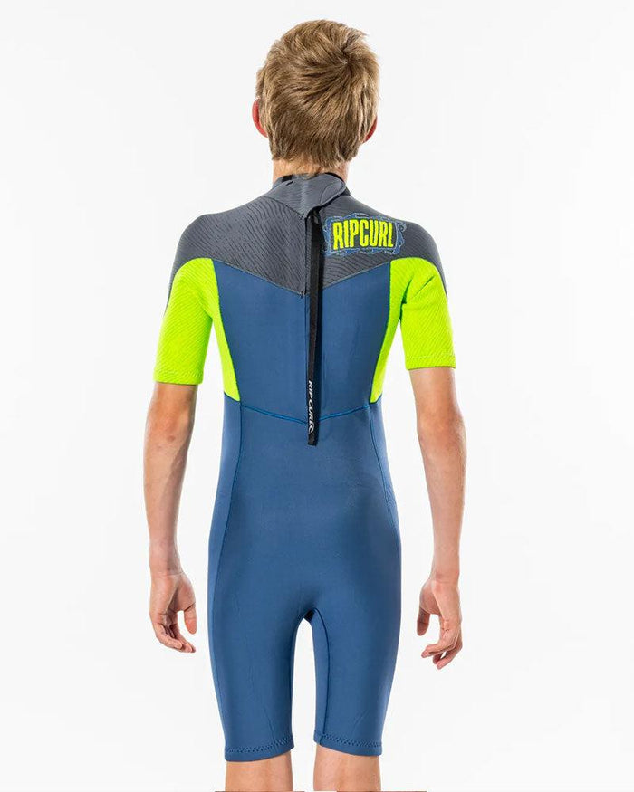 Ripcurl Dawn Patrol Jnr 2mm S/SL BZ Springsuit-Black/White-6-Skiforce Australia