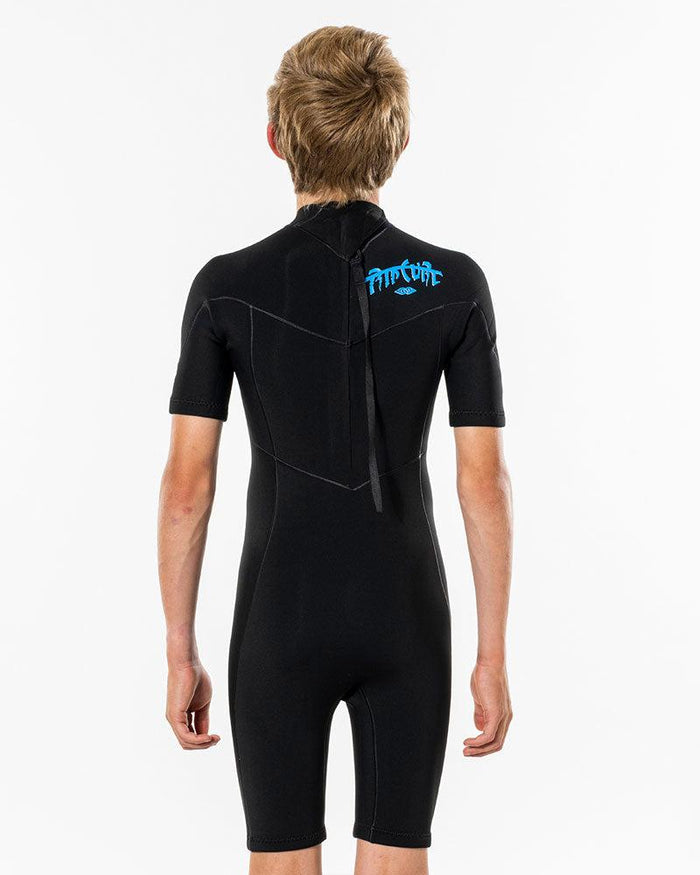 Ripcurl Dawn Patrol Jnr 2mm S/SL BZ Springsuit-Black/White-6-Skiforce Australia
