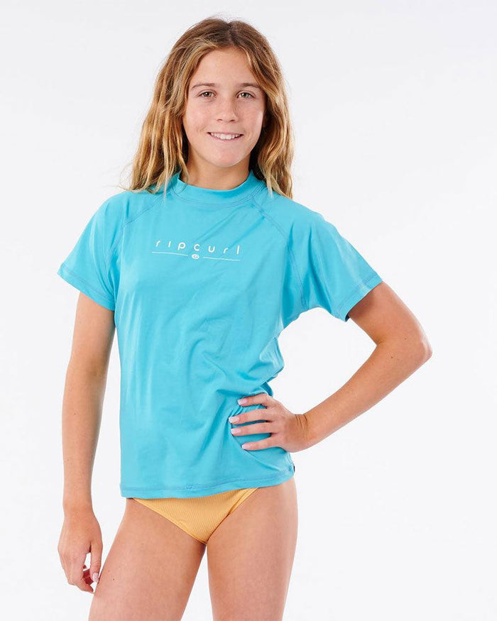 Ripcurl Golden Rays Girls SS UV Tee-Light Blue-8-Skiforce Australia