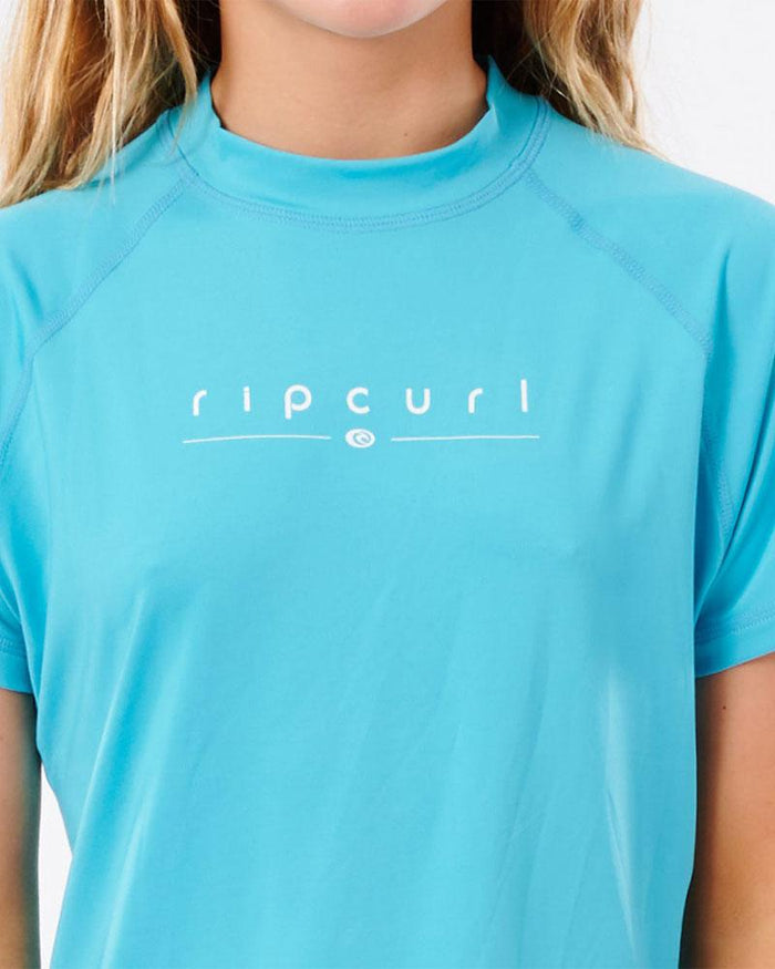 Ripcurl Golden Rays Girls SS UV Tee-Light Blue-8-Skiforce Australia