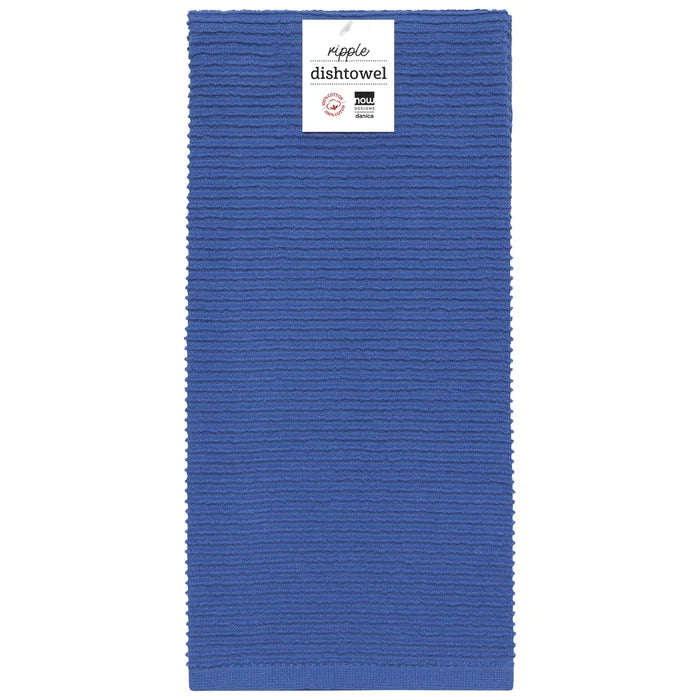 Ripple Dishtowel Royal Blue