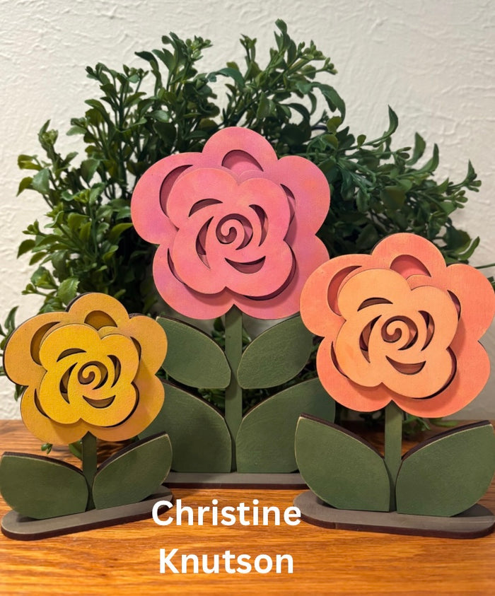 Rose Flower Trio DIY Kit
