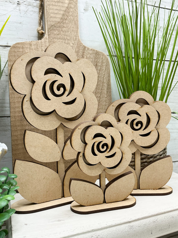 Rose Flower Trio DIY Kit