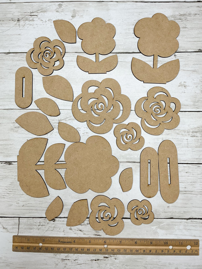Rose Flower Trio DIY Kit