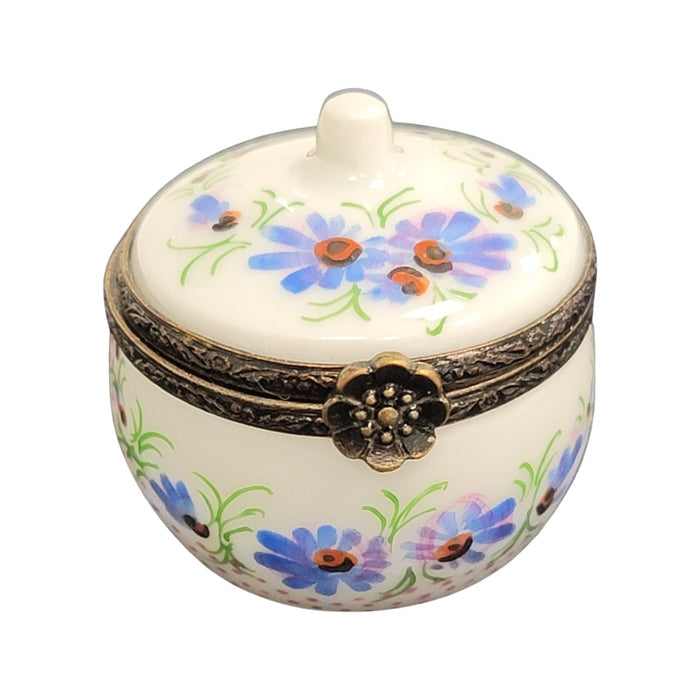Floral Elegance Limoges Box Porcelain Limoges LIMOGES BOXES traditional French Trinket Box
