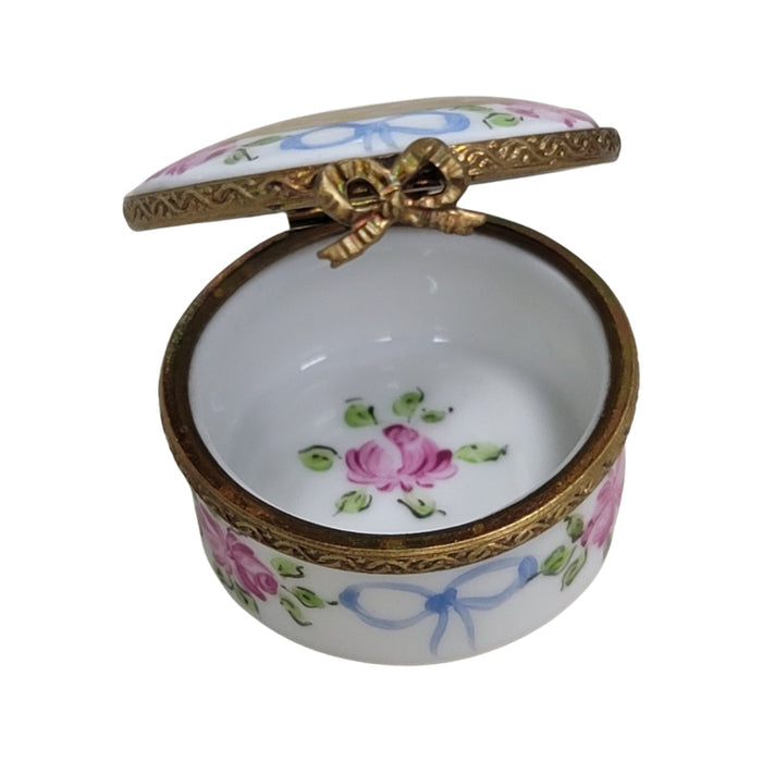 Elegant Floral Limoges Box Porcelain Limoges LIMOGES BOXES traditional French Trinket Box