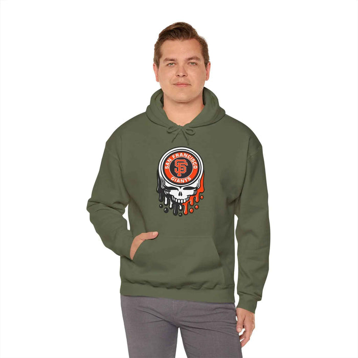 San Francisco Giants Logo Dripping Stealie Hoodie