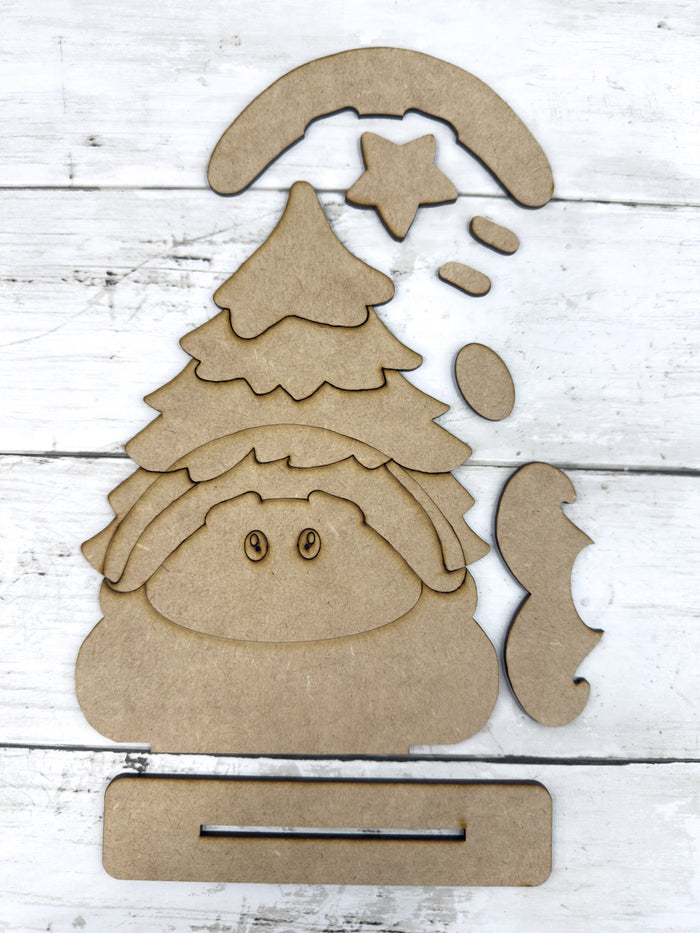 Santa Face Christmas Tree DIY Kit