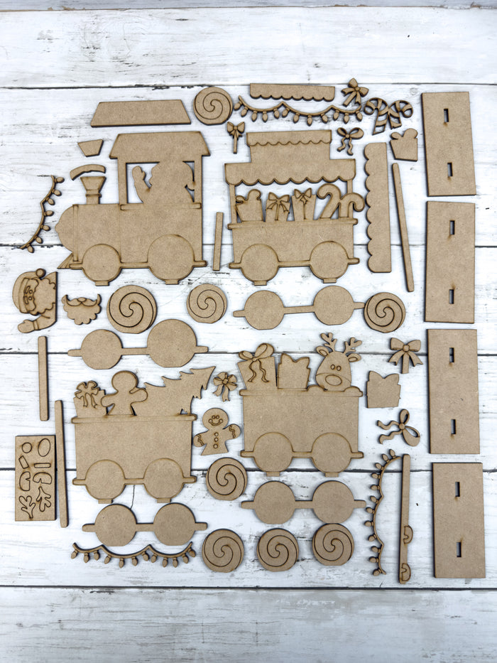 Santa’s Festive Christmas Train DIY Kit