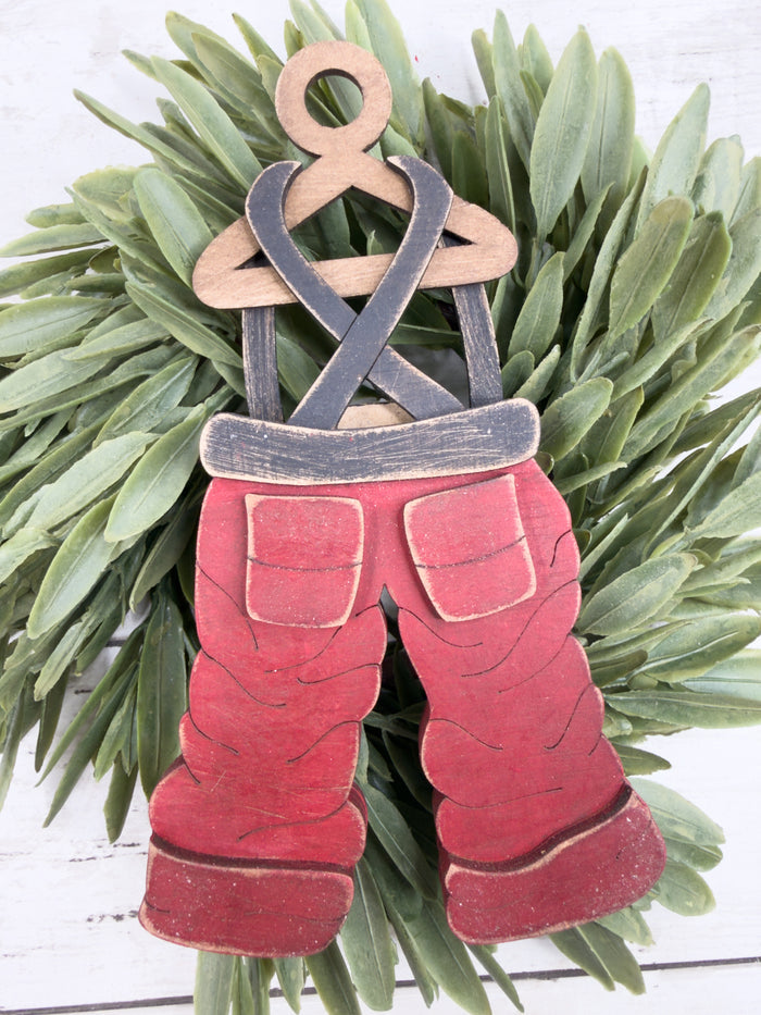 Santa's Overalls Ornament DIY Kit