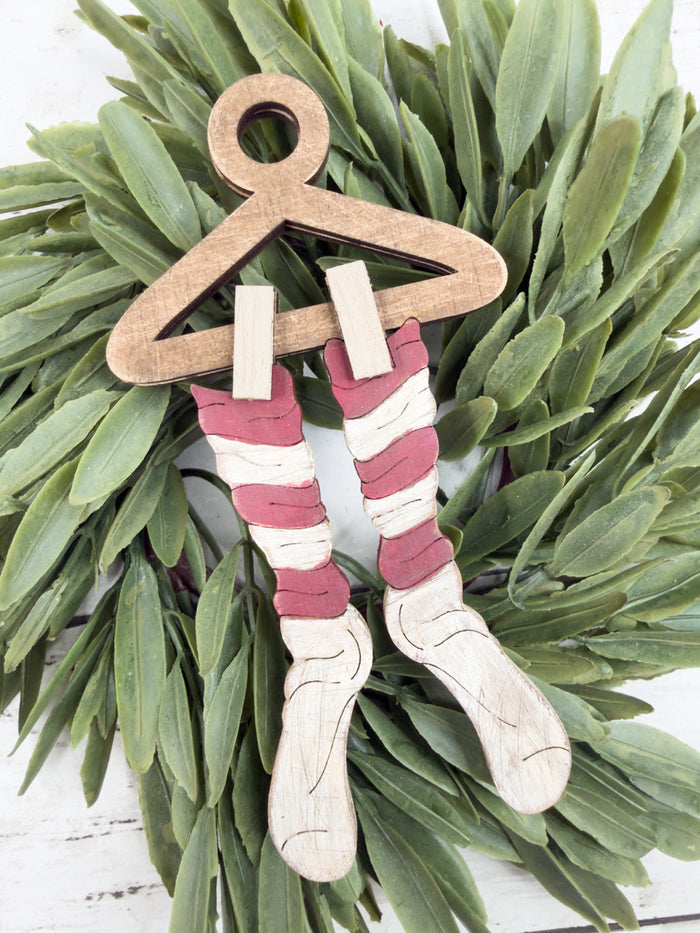 Santa's Socks Ornament DIY Kit