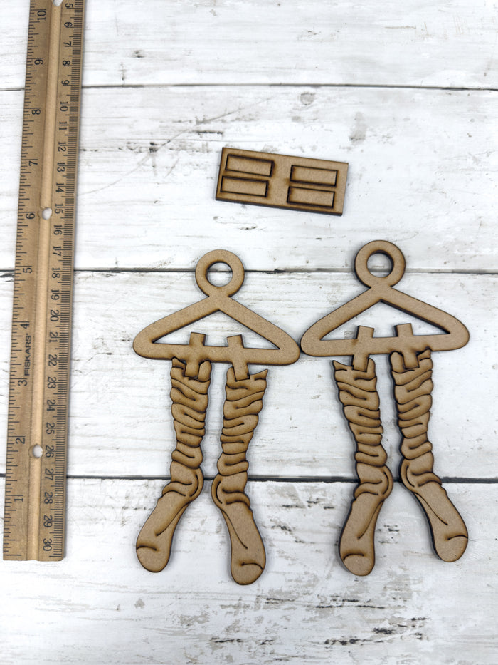 Santa's Socks Ornament DIY Kit