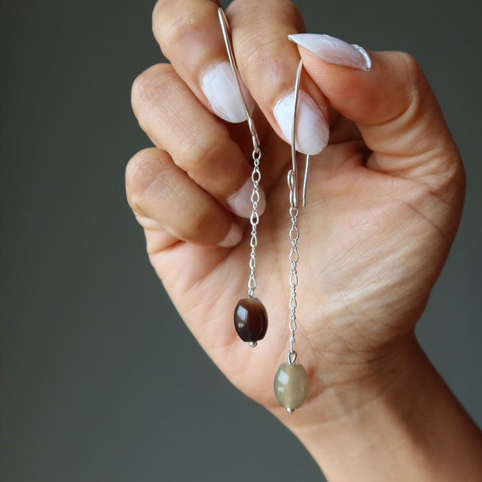Sardonyx Earrings Your Stunning Style Long Sterling Silver