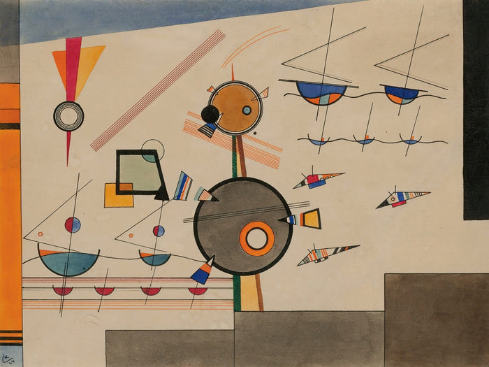 Schweben (Floating) by Wassily Kandinsky, 1924