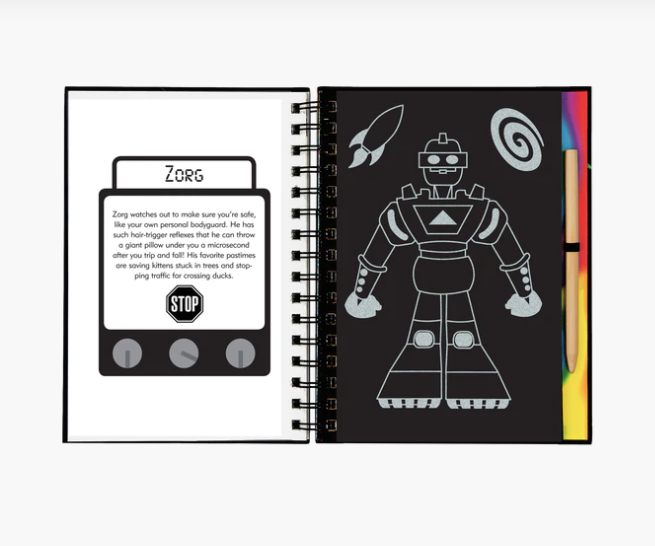 Scratch & Sketch - Robots
