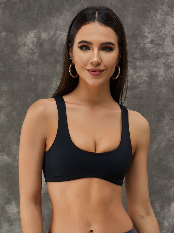Scrunch Bum High Waist Pocket Big Deep U Collar Short Tracksuit