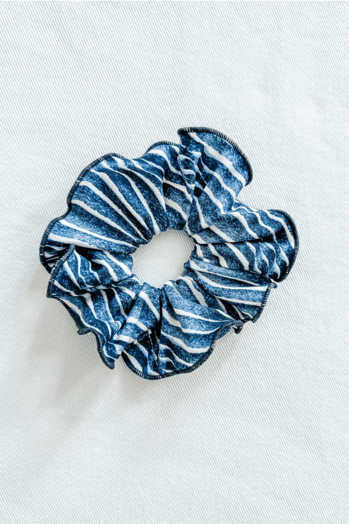Blue Ikat Print