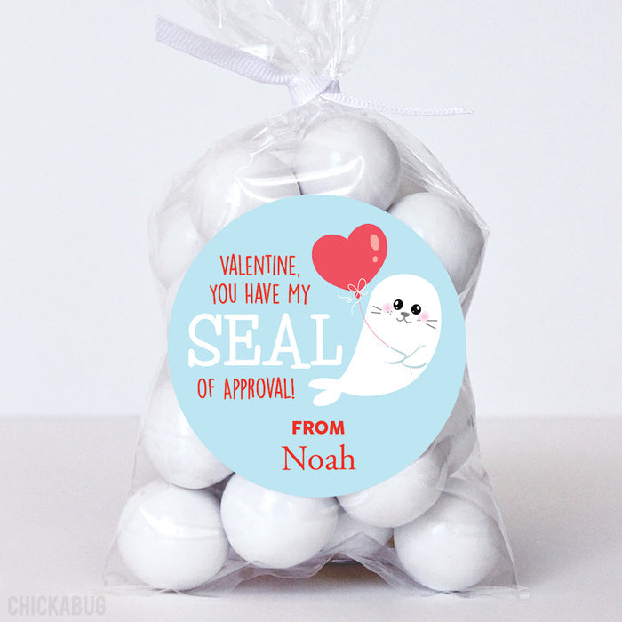Seal of Approval Valentine's Day Stickers