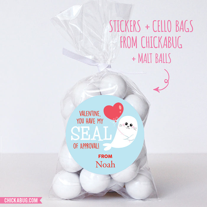 Seal of Approval Valentine's Day Stickers
