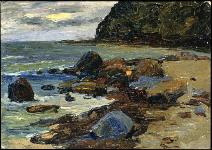 Sestri — on the Beach by Wassily Kandinsky, 1905