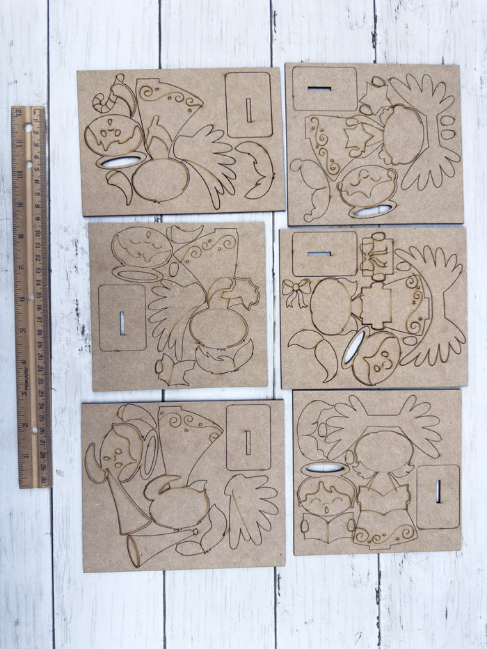 Set Angel Christmas Friends DIY Kit
