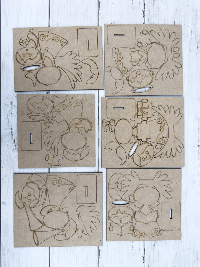 Set Angel Christmas Friends DIY Kit